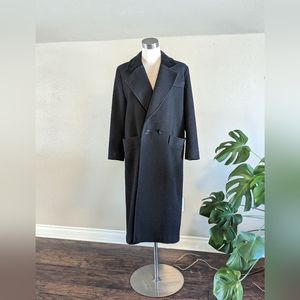 Vintage George David Fashions 100% Wool Long Coat